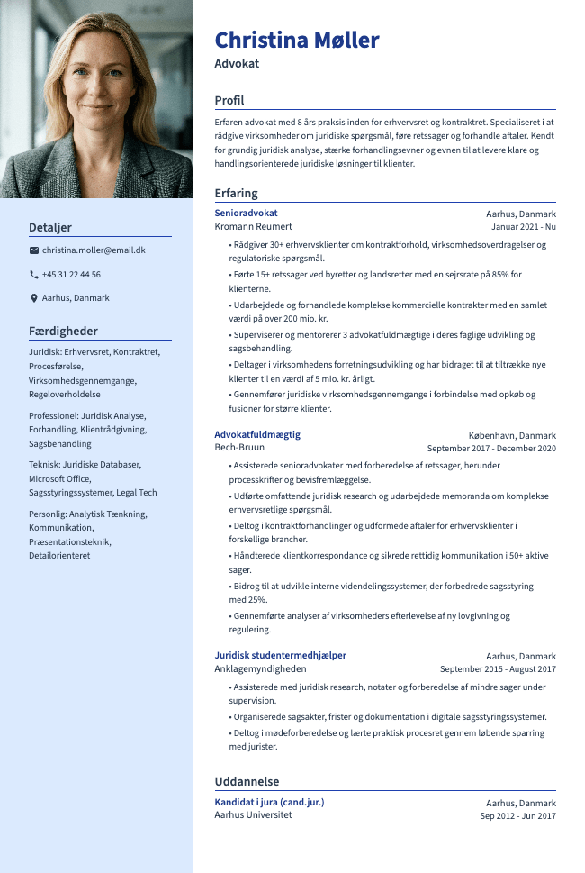 Advokat CV