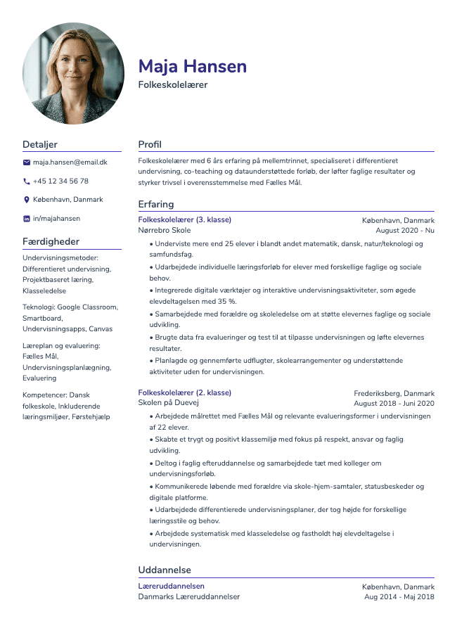 Lærer CV