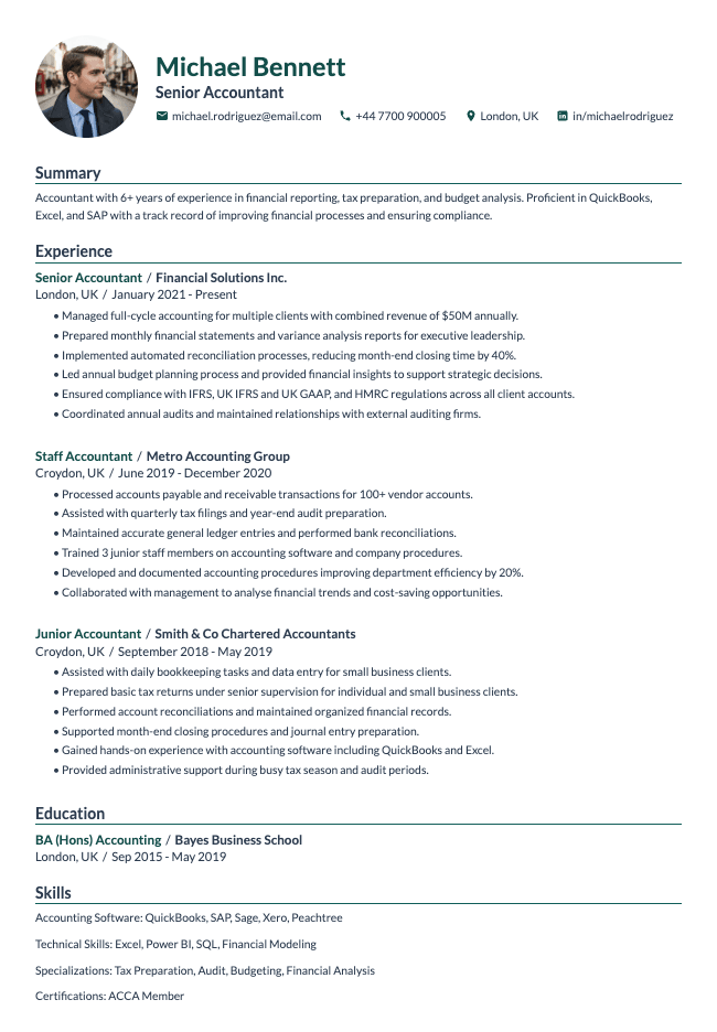 Accountant CV