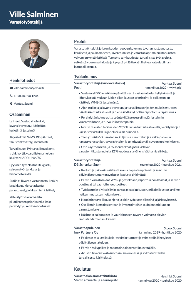 Spark resume template preview