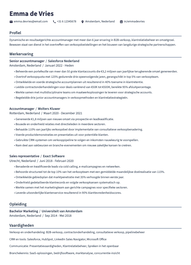 Accountmanager-cv