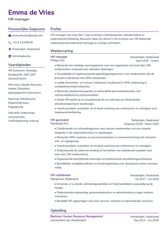 HR-manager-cv