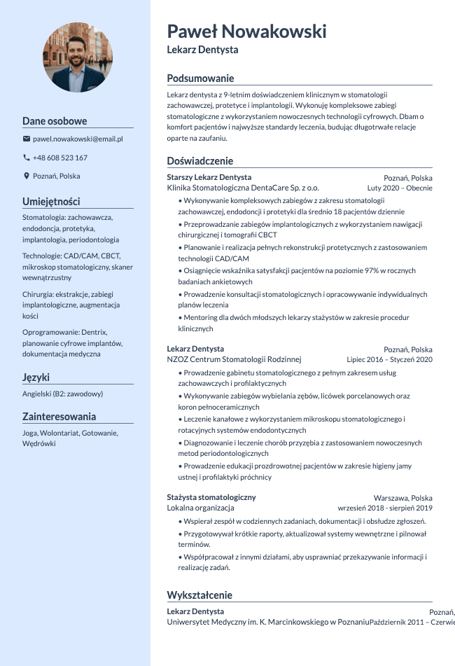 CV Dentysty